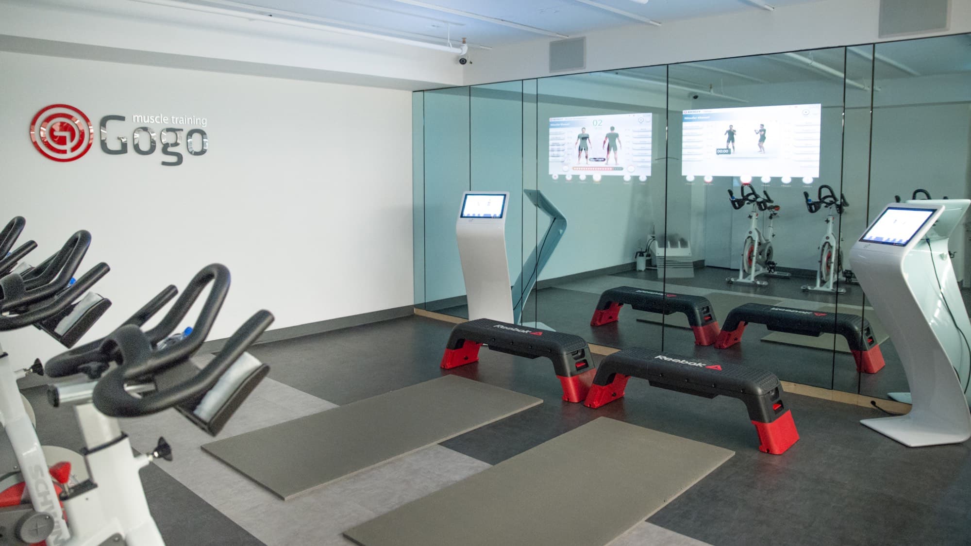Inside the GoGo Muscle Training EMS studio in Thornhill