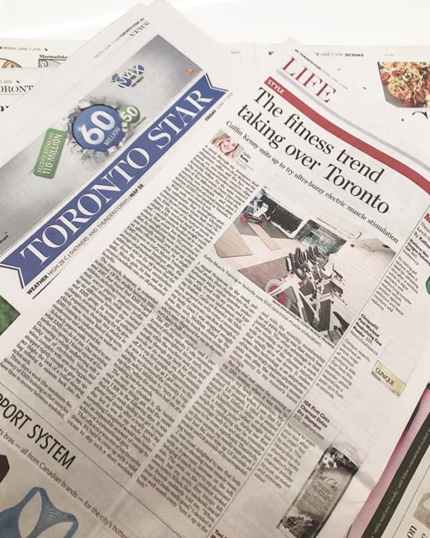 GoGo Muscle Training featured in Toronto Star